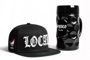 Glaslackierung Bierkrug schwarz