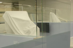 Glaslackierung Scheiben Abtrennung